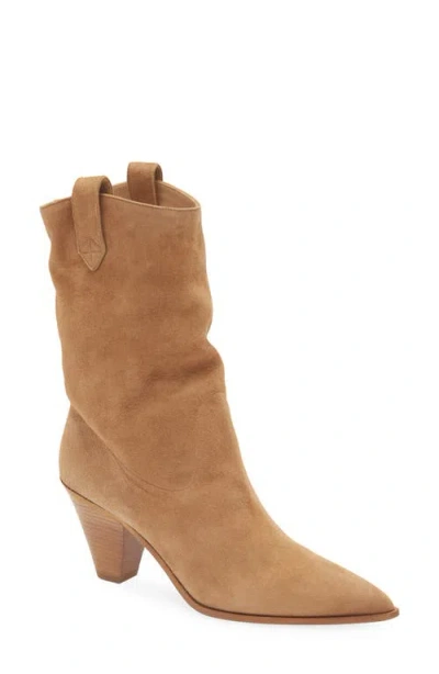 Aquazzura Boogie Western Boot In Brown