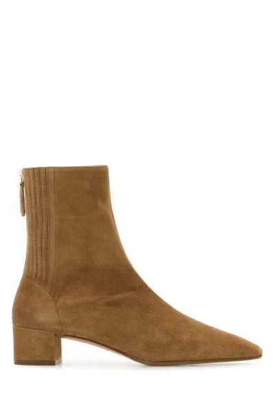 Aquazzura Boots In Brown