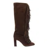 Aquazzura Gytane Pump Boots In Brown
