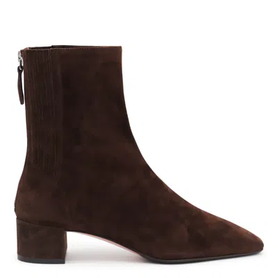 AQUAZZURA BOOTS BROWN