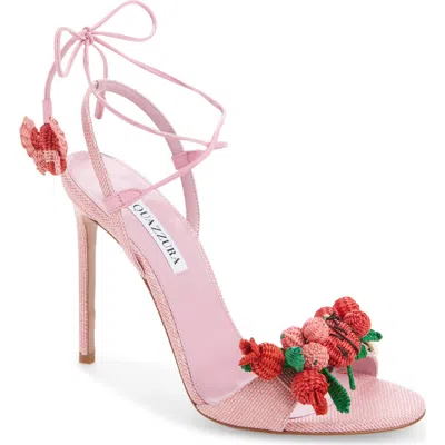 Aquazzura Botanica Slingback Sandal In Pink