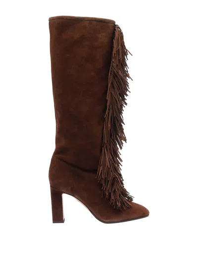 AQUAZZURA BOTAS - MARRÓN