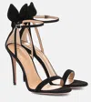 AQUAZZURA Deneuve 105绒面革凉鞋,P00429630