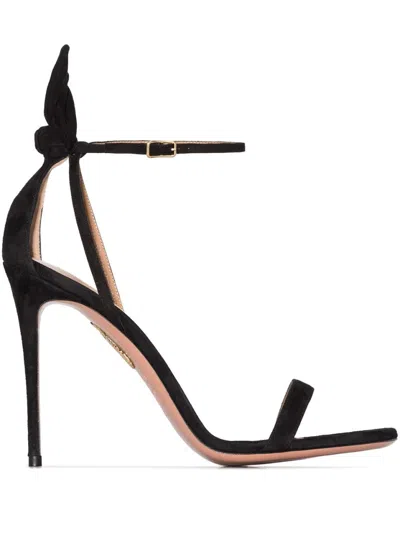 Aquazzura Bow Tie 105mm Pump In Black