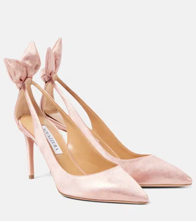 Aquazzura Pumps Bow Tie 85 In Pink