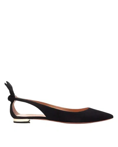 AQUAZZURA BOW TIE BALLET