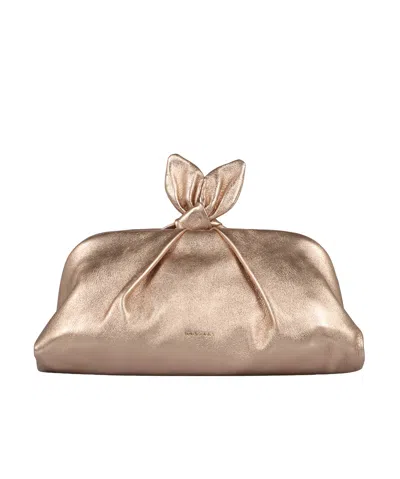 AQUAZZURA AQUAZZURA BOW TIE CLUTCH BAG