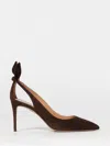 Aquazzura Pump Woman Color Brown In Blue