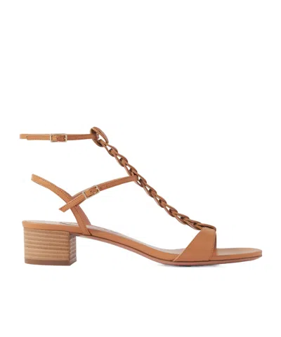 Aquazzura Braided Leather Sandals In No
