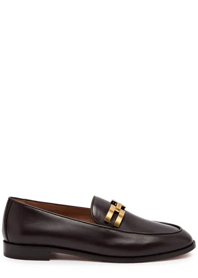 AQUAZZURA AQUAZZURA BRANDI LEATHER LOAFERS