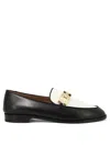Aquazzura Brandi Leather Mocassins In Black