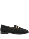 Aquazzura Brandi Loafers In Nappa Leather In Black