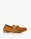 Aquazzura Brandi Soft Mocassin In Brown