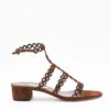 Aquazzura Infinity Chain 35 Suede Sandals