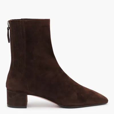 Aquazzura Brown Suede Boots