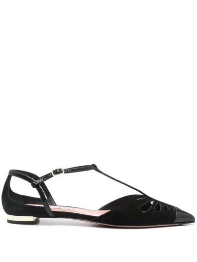 AQUAZZURA CAMILLE FLAT PUMPS