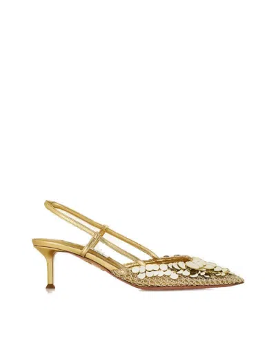 Aquazzura Can Can Pump 50 In Brown