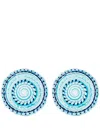 Aquazzura Casa Alegria Dinner Plates (set Of Two) In Blue
