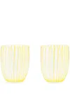 Aquazzura Casa Glassware Light Yellow Uni In Yellow