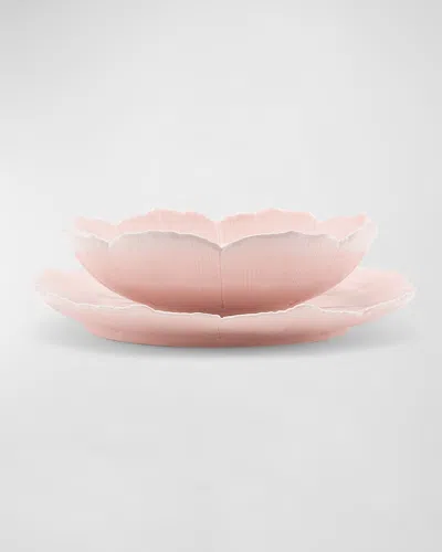 Aquazzura Casa Cherry Blossom Pasta Bowl In Pink