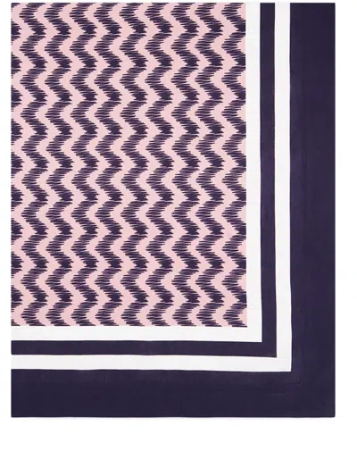 Aquazzura Casa Large Jaipur Linen Tablecloth (400cm X 160cm) In Pink