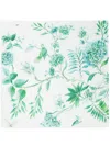 Aquazzura Casa Secret Garden Linen Napkins (set Of Two) In White