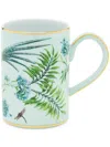 Aquazzura Casa Secret Garden Porcelain Mug (38cl) In Green