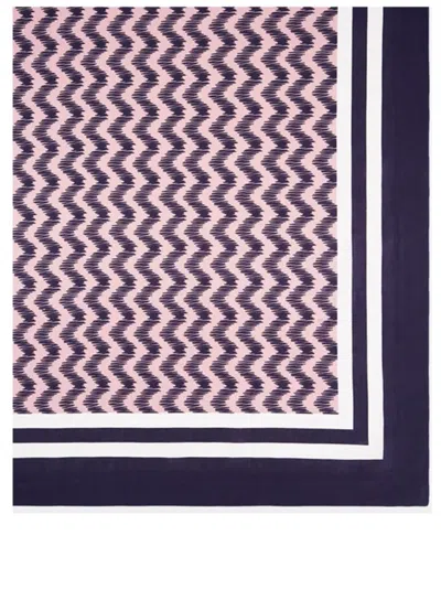 Aquazzura Casa Small Jaipur Linen Tablecloth (250cm X 160cm) In Pink