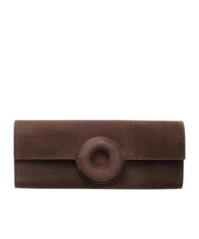 Aquazzura Casual Long Clutch Bag In Brown