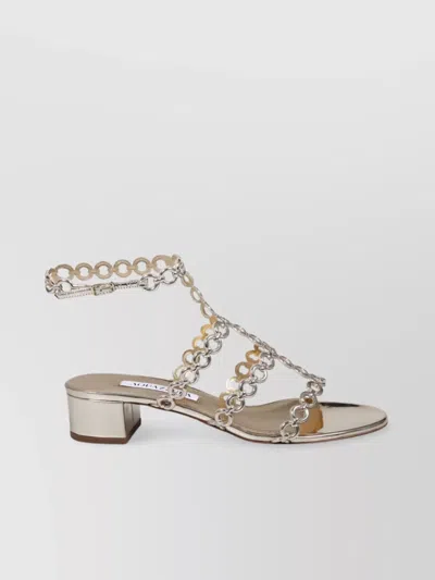 AQUAZZURA CHAIN SANDAL INFINITY 35