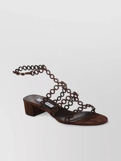 AQUAZZURA CIRCLE STRAP SANDAL 35
