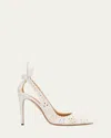 Aquazzura 105mm Broderie Bow-embellished Pumps