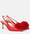 Aquazzura Couturier 65 Slingback Pumps In Red