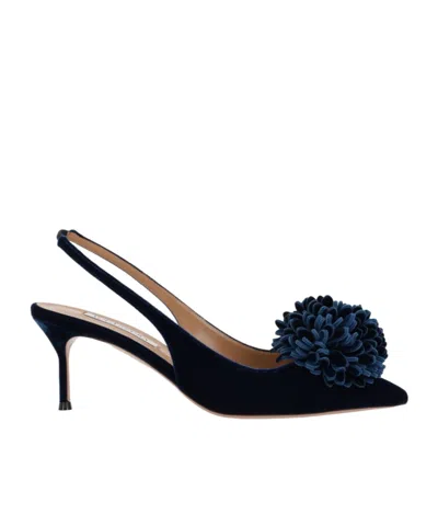 AQUAZZURA AQUAZZURA COUTURIER MID HEEL SLINGBACK PUMPS