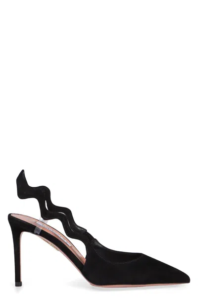 Aquazzura Décolleté Artist Sling In Black