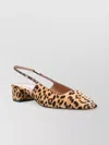 Aquazzura Ginza 35 Leopard-print Calf Hair Slingback Pumps