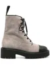 Aquazzura Desert Suede Lace-up Boots