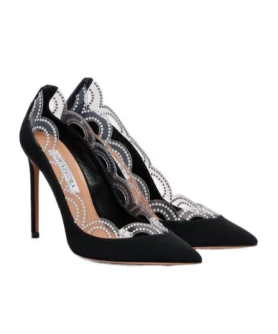 Aquazzura Embellished Pumps In Black