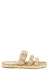 Aquazzura Woman Espadrilles Beige Size 7.5 Natural Raffia