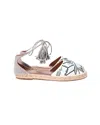 Aquazzura Embroidered Tassel Espadrille Flats In Multicolor Canvas And Suede