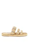 Aquazzura Woman Espadrilles Beige Size 7.5 Natural Raffia