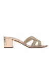 Aquazzura Round Toe High Heel Sandals