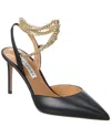 AQUAZZURA AQUAZZURA FLASH 85 LEATHER SLINGBACK PUMP