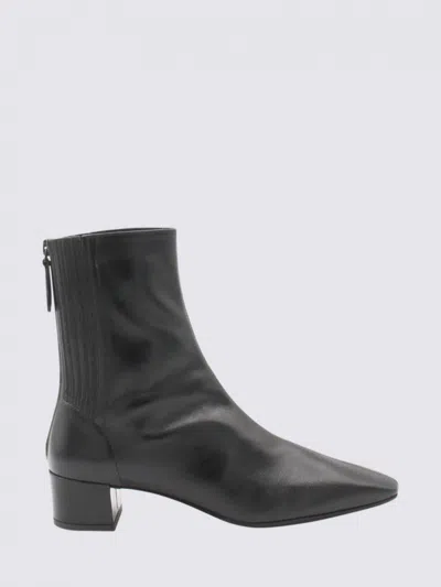 Aquazzura Flat Ankle Boots  Woman Color Black