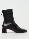 Aquazzura Flat Ankle Boots  Woman In Black