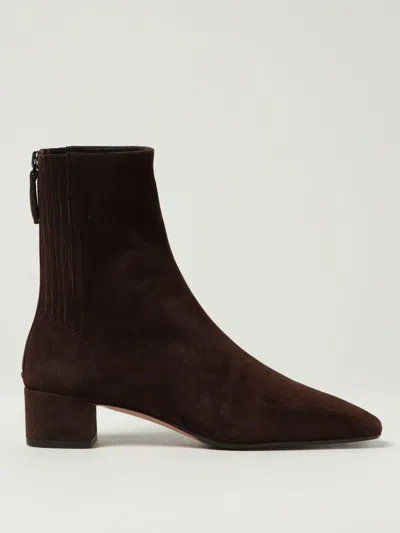 AQUAZZURA BOOTS AQUAZZURA WOMAN COLOR BROWN,H13356032