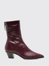 Aquazzura Ankle Boot With Cone Heel And Pointed Toe In Brown