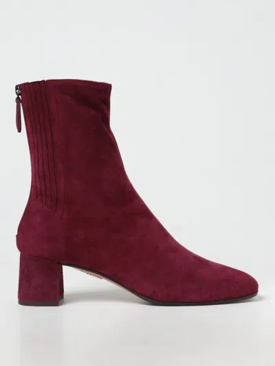 Aquazzura Saint Honore Boots In Violett