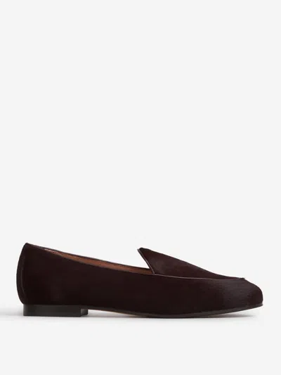 Aquazzura Flat Hair Shoes In Brown
