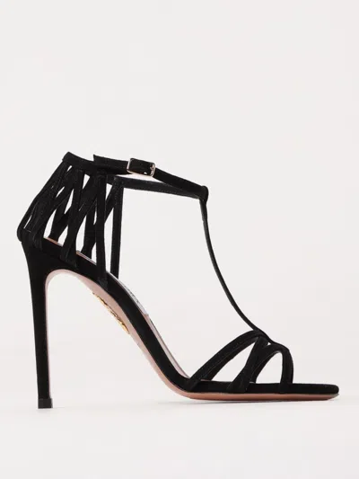 AQUAZZURA HEELED SANDALS AQUAZZURA WOMAN COLOR BLACK,G47733002